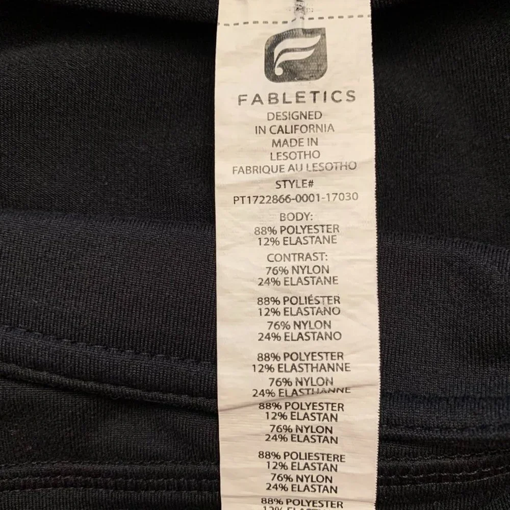 Fabletics Black Leggings Size Small Black - Picture 10 of 10